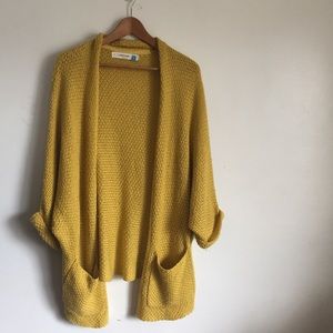 Sparrow mustard yellow dolman sweater